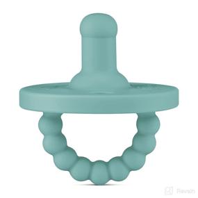 img 4 attached to Ryan Rose Pacifier Teether Seaglass Baby Care