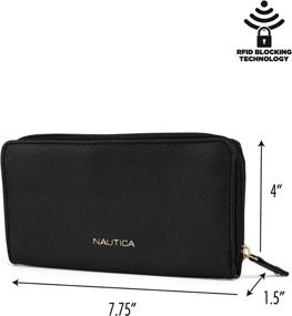 img 1 attached to Женский кошелек-сумка Nautica Clutch Organizer для женщин сумки и кошельки via Wallets