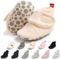 🥾 comfortable and stylish booties for newborns: non-skid toddler boys' shoes in boots logo