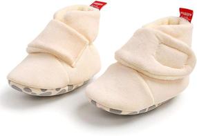 img 3 attached to 🥾 Comfortable and Stylish Booties for Newborns: Non-Skid Toddler Boys' Shoes in Boots