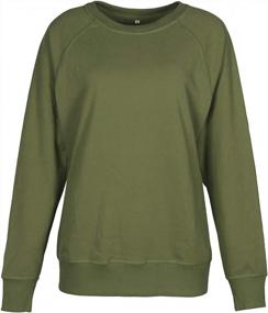 img 3 attached to Women'S Camouflage Print Sweatshirt Tunic With Long Sleeves And Crew Neck For Casual Wear From PALINDA