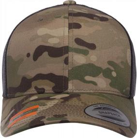 img 3 attached to Get Camo-Ed Out In Style With Yupoong YP Classics Multicam Retro Trucker Cap