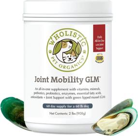 img 4 attached to 🐶 Wholistic Pet Organics Joint Supplement: Enhanced Joint Mobility with Green Lipped Mussel - Daily Health Supplements for Dogs with Glucosamine Powder, MSM, Probiotics, Vitamins, Minerals