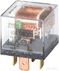 img 2 attached to 🚗 EHDIS DC 12V 60A 1NO SPST 4 Pin Relay Car Heavy Duty Split Charge - Waterproof Transparent Case - Pack of 2: Enhancing Automotive Reliability!