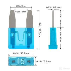 img 3 attached to JOREST 25Pcs Fuses Mini Blade