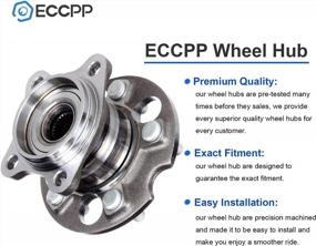 img 2 attached to ECCPP Rear Wheel Hub Bearing Assembly AWD Only Fit For 04-06 For LEXUS RX330, 07-09 For LEXUS RX350, 06-08 For LEXUS RX400H, 04-13 For TOYOTA Highlander, 09-13 For TOYOTA Venza 512284 5 Lugs