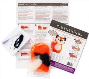 img 2 attached to 🦊 Craft Delight: Dimensions Fox Felt Animals Needle Felting Kit, A Compact Masterpiece!