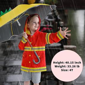 img 3 attached to Adorable Cartoon Duck Raincoat Hoodie Zipper Coat Outfit for Toddler Baby Boys and Girls