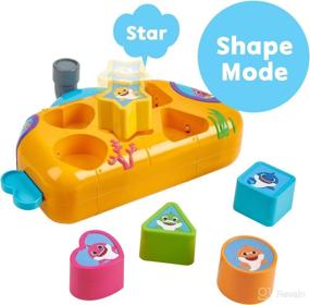 img 2 attached to 🦈 Pinkfong Baby Shark Melody Shape Sorter - Educational Toddler Toy