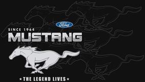 img 1 attached to JH Design Mustang T Shirt US05 Black Automotive Enthusiast Merchandise : Apparel