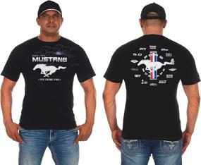 img 4 attached to JH Design Mustang T Shirt US05 Black Automotive Enthusiast Merchandise : Apparel