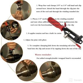 img 2 attached to Joint Banding Pliers Automotive Clamps Tools & Equipment