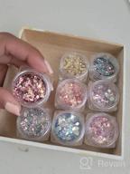 img 1 attached to Get Noticed With Miss Babe Snowflake Nail Sequins Kit - 7 Boxes Of Glittery Mermaid Laser Sparkle - Perfect For Trendy Girl Gifts And DIY Nail Art Decoration! review by Jaime Benenati