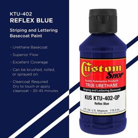 img 3 attached to Custom Shop Reflex Blue KTU Уретановая краска в тонкую полоску четверть пинты