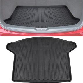 img 4 attached to 🚗 Danti Heavy Duty Waterproof Cargo Liner - Custom Fit for 2017-2022 Mazda CX-5 | Rear Cargo Tray, Trunk Floor Mat Protector | All Weather, Odorless