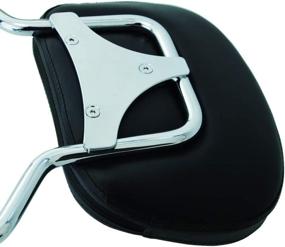 img 1 attached to 🛵 ASD Detachable Chrome Passenger Sissy Bar with Backrest Pad and 4-Point Docking Hardware Kit - Compatible with Harley Davidson 1997-2008 Touring Electra Glide Road King Street Glide