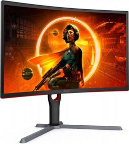 img 2 attached to AOC CQ27G3S Frameless 2560X1440 FreeSync 165Hz Gaming G3 Series Monitor with Adjustable Height and Adaptive Sync Technology