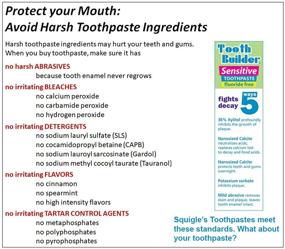 img 2 attached to Squigle Tooth Builder Sensitive Toothpaste