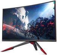 viotek gn32ld qhd 32 inch curved gaming monitor - 144hz refresh rate, 2560x1440 resolution, freesync and anti-glare technology, adjustable stand, hdmi and dvi input logo