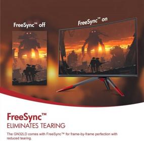 img 2 attached to Viotek GN32LD QHD 32 Inch Curved Gaming Monitor - 144Hz Refresh Rate, 2560X1440 Resolution, FreeSync and Anti-Glare Technology, Adjustable Stand, HDMI and DVI Input