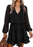 👗 btfbm casual dresses with sleeve ruffle - women's clothing collection logo