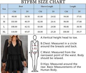 img 1 attached to 👗 BTFBM Casual Dresses with Sleeve Ruffle - Women's Clothing Collection