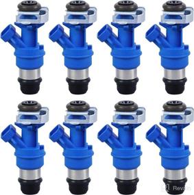 img 4 attached to 🔥 POLEMOTOR Fuel Injectors 28lb 17113698 Compatible for GMC Cadillac Chevy 4.8L 5.3L 6.0L - Set of 8, Ideal for Non-Flex Fuel Vehicles