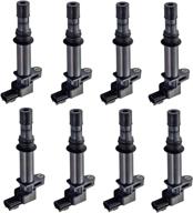 🔥 ena set of 8 ignition coil pack compatible with dodge ram jeep mitsubishi dakota durango 1500 commander grand cherokee raider 4.7l v8 uf399 uf297 uf270 replacement логотип