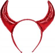 red devil horns headband halloween costume accessories bachelorette party supplies by beistle fabric logo