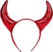 red devil horns headband halloween costume accessories bachelorette party supplies by beistle fabric logo