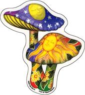 🍄 dazzling dan morris mushrooms sticker/decal: add a psychedelic touch to your style! logo