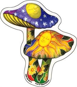 img 1 attached to 🍄 Dazzling Dan Morris Mushrooms Sticker/Decal: Add a Psychedelic Touch to Your Style!