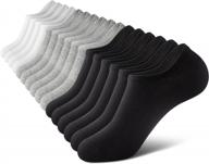men's low cut ankle socks - casual cotton no-show short socks for everyday wear logo