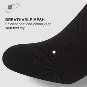 img 2 attached to Men'S Low Cut Ankle Socks - Casual Cotton No-Show Short Socks For Everyday Wear