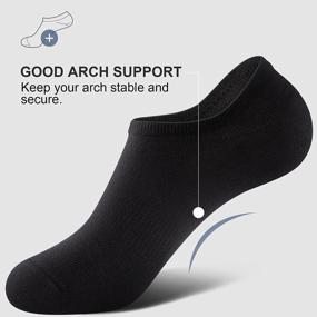 img 3 attached to Men'S Low Cut Ankle Socks - Casual Cotton No-Show Short Socks For Everyday Wear