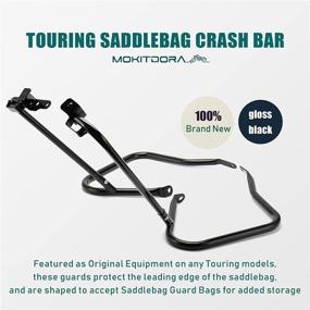 img 1 attached to MoKitDora Saddlebag Bracket Compatible 2014 2021