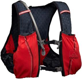 img 2 attached to 🏃 Nathan Hydration Vest Pack - 4L Men/Women's Runner's Vest with 1.5L Swift/Swiftra Bladder for Optimal Hydration. Adaptive Fit Backpack - One Size Fits Most. Convenient Storage Pockets, No Bounce, Chafe-Free Design.