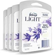 🌸 febreze light lavender wax melts - 6 count, pack of 4 - air freshener & odor eliminator логотип