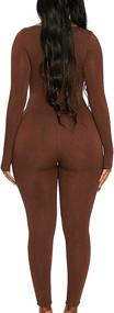 img 3 attached to Mulisky Bodycon Jumpsuit Rompers Outfits Women's Clothing - Jumpsuits, Rompers & Overalls