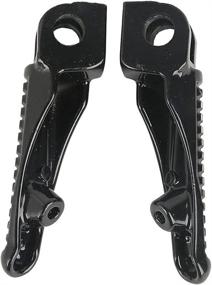 img 1 attached to 🏍️ Kawasaki Motorcycle Front Footrest Foot Pegs for Ninja ZX6R 2003-2013, ZX636 2003-2006, Ninja ZX10R 2004-2013 - Improved SEO