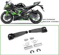 🏍️ kawasaki motorcycle front footrest foot pegs for ninja zx6r 2003-2013, zx636 2003-2006, ninja zx10r 2004-2013 - improved seo логотип