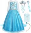 relibeauty kids snow queen princess costume, blue logo