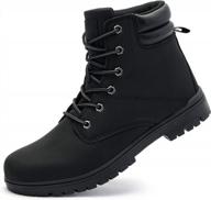 all-weather akk casual ankle boots for men - classic fashion & comfortable non slip walking chukka boots logo