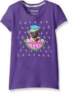 🌸 hanes graphic floral x small girls' clothing - stylish tops, tees & blouses for little fashionistas logo