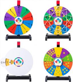 img 4 attached to Enhance Early Math Skills With WinSpin'S Interactive 12" Spinning Wheel Teaching Aid - Perfect For Homeschooling!