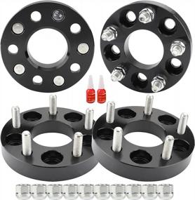 img 4 attached to Richeer 4PCS 5X110 To 5X114.3 Wheel Adapters For Catera Cobalt HHR G6 L Series Vehicle On CSX ILX MDX RDX TSX TLX HR-V Civic Wheel, 1 Inch 5X4.5 Wheel On 5X110 Vehicles With 12X1.5 Studs & 65.1Mm