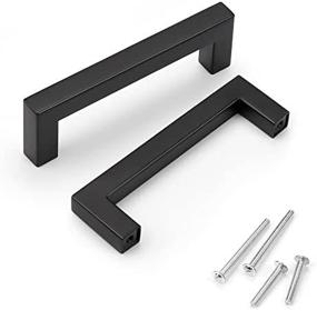img 2 attached to Upgrade Your Kitchen With KNOBWELL 10 Pack Stainless Steel Cabinet Pulls - 4" Hole Distance, Sleek Design
