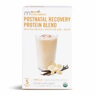 postnatal recovery protein powder with pea protein, lactation support and biotin - vanilla flavor for postpartum health by munchkin milkmakers (pack of 5) logo