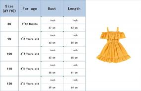 img 3 attached to AYIYO Baby Girl One-Piece Dresses Toddler Infant Girl Ruffled Lace Solid Color Sundress Age 1-6