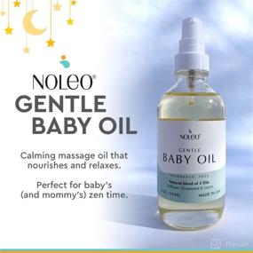 img 3 attached to 👶 Noleo Gentle Baby Oil - Natural Newborn Baby Oil with Grapeseed, Safflower & Jojoba for Gentle Baby Skin Care - Fragrance-Free & Organic, Ideal for Sensitive Skin - 4 oz